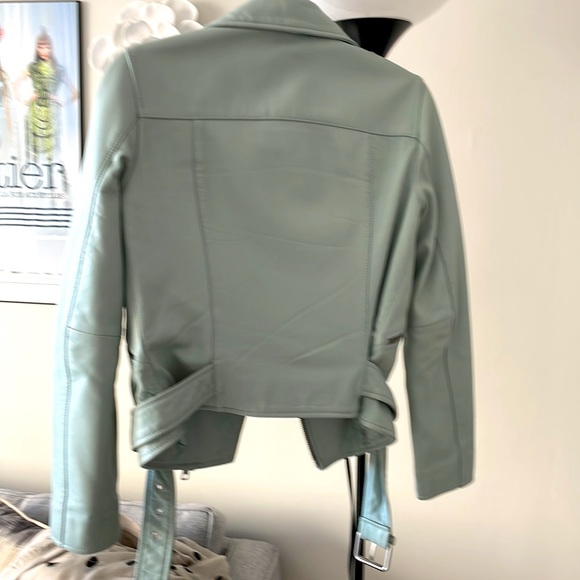 All Saints Balfern Biker leather jacket - Picture 4 of 10